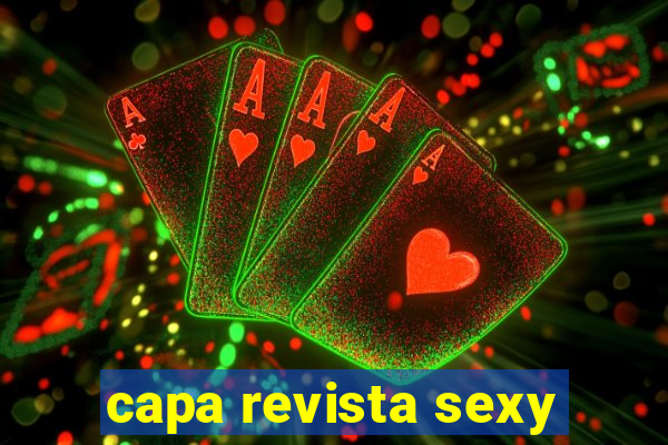 capa revista sexy